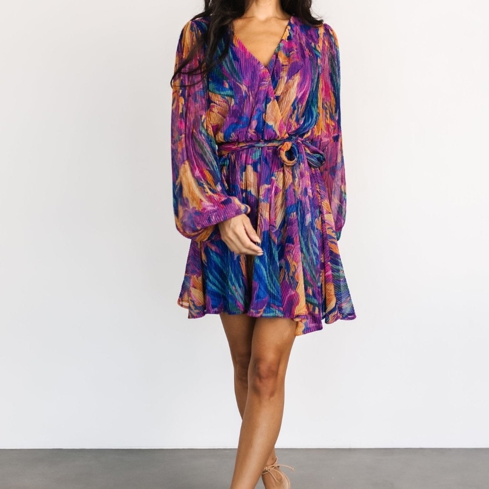 Baltic Born Rev Mini Dress | Blue Multi Size XLXL